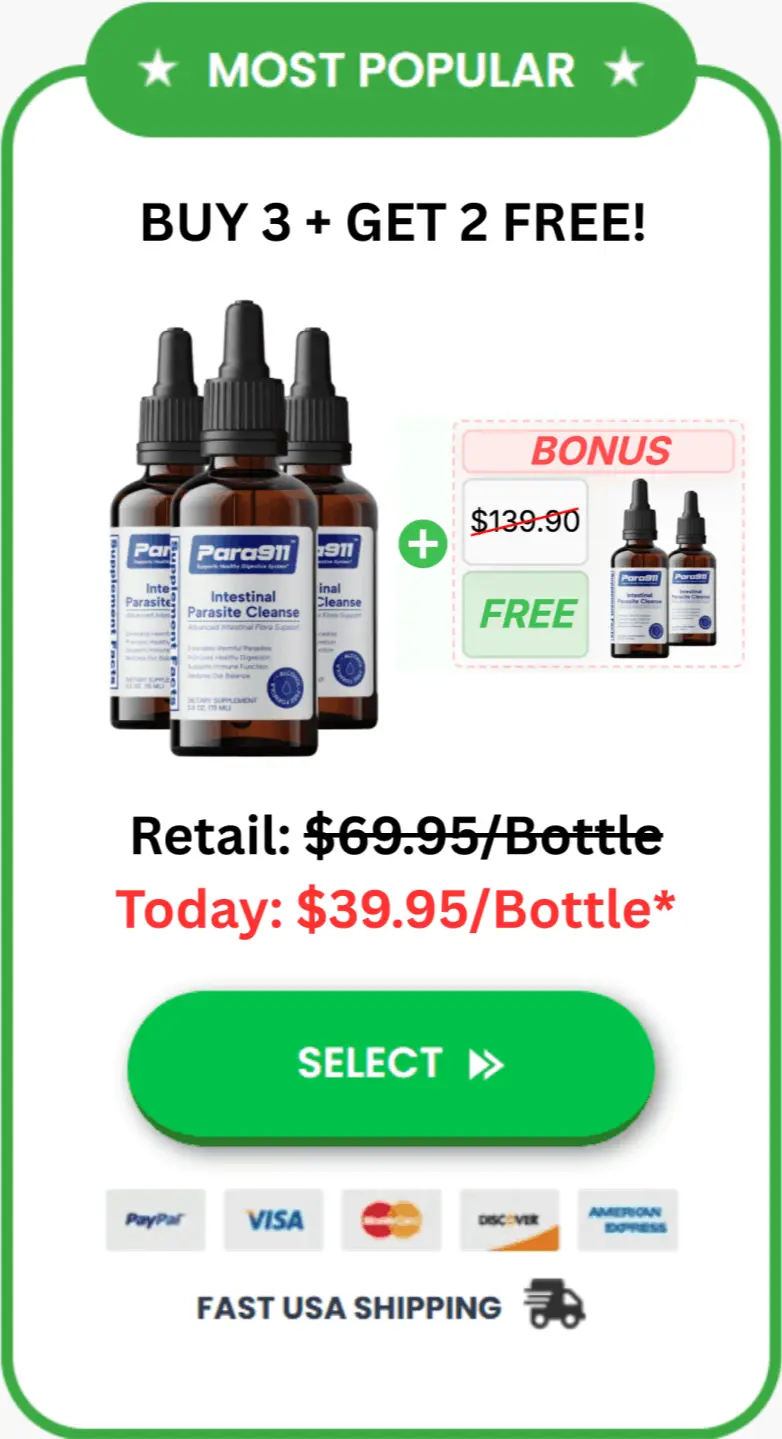 Para911 Parasites Cleanse Drops discount